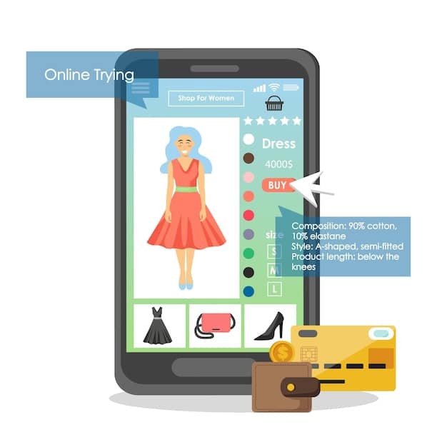 A screenshot of the Shopee app showing various fashion items on sale, with highlighted areas indicating where to find coupons and discounts. Focus on the visual cues that guide users to finding deals.