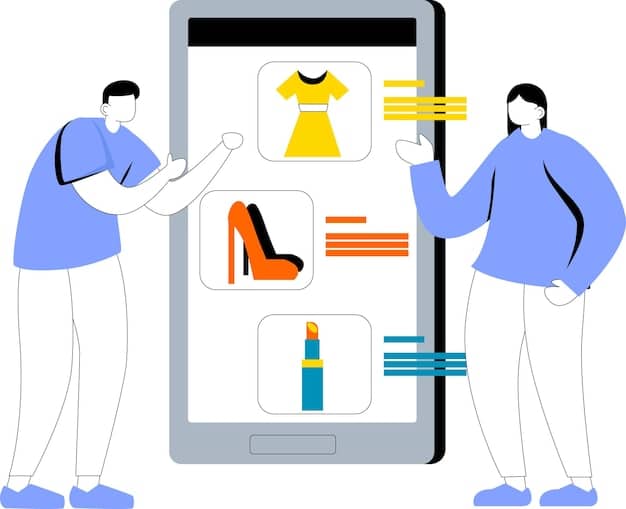 A graphic illustrating how to compare prices of fashion items on different online platforms. It showcases screenshots of product listings on Shopee alongside listings on other e-commerce sites, highlighting the price differences and discounts.