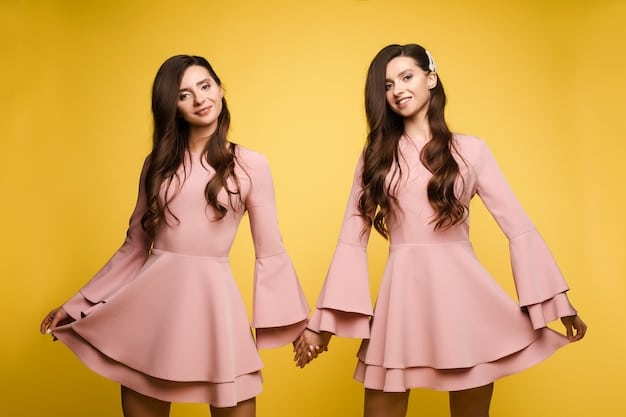 A split-screen image showing two similar dresses on Shopee. On the left, the dress is advertised with a heavily discounted price, but no prior price is shown. On the right, the dress is listed with its original price crossed out, showing the discounted price clearly.