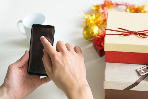 A close-up of a smartphone screen showing a notification from the Shopee app, indicating a price drop on an item in the user's wishlist. The notification highlights the original price and the discounted price, encouraging the user to make a purchase.