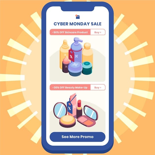 A smartphone displaying the Shopee app interface, highlighting a flash sale promotion with a timer counting down. The screen also shows various product categories and discount percentages.