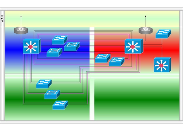 A complex network diagram illustrating data flowing across multiple Wi-Fi bands (2.4GHz, 5GHz, 6GHz) with arrows connecting a Wi-Fi 7 router to various smart devices, depicting multi-link operation and high bandwidth.