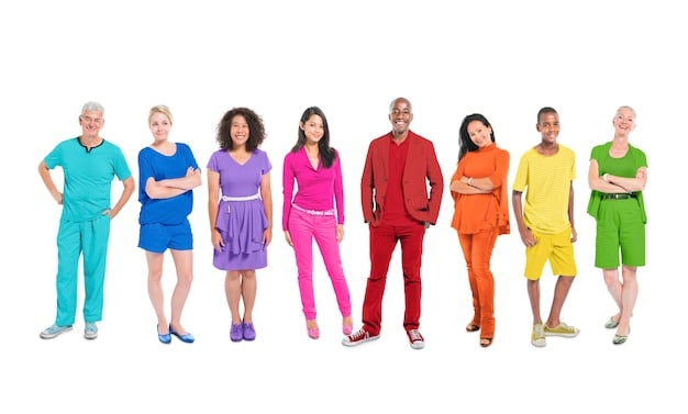 A diverse group of people of different ages and health conditions, all wearing various types of health wearables (smartwatches, rings, patches), looking healthy and engaged in their daily lives, symbolizing accessible health monitoring.