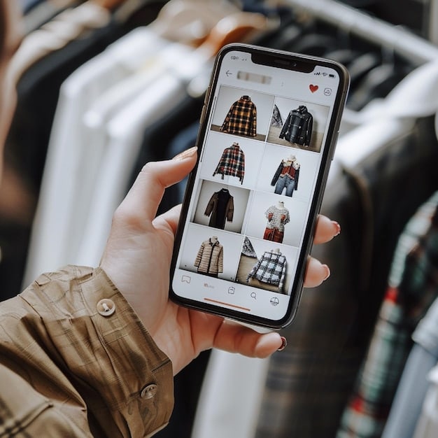 A close-up of a smartphone screen displaying the Shein app, showing a 