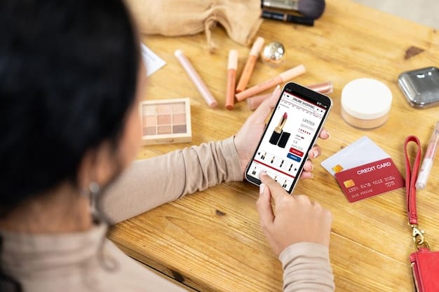 A close-up shot of a smartphone screen displaying the Shein app's checkout page, with a coupon code input field highlighted and a digital holiday-themed shopping cart filled with various clothing items. There's a subtle glow of holiday lights in the background.