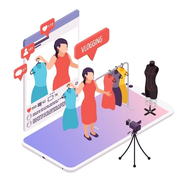 An infographic contrasting the fashion trends driven by TikTok and Instagram. TikTok's side features images of vibrant, DIY fashion, and unique aesthetics, while Instagram's side features polished model shoots and influencer-promoted styles. The title reads: 