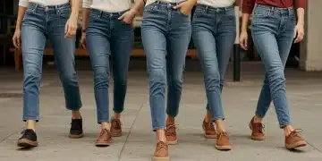 American women showcasing practical and stylish 2026 footwear trends in an urban setting.