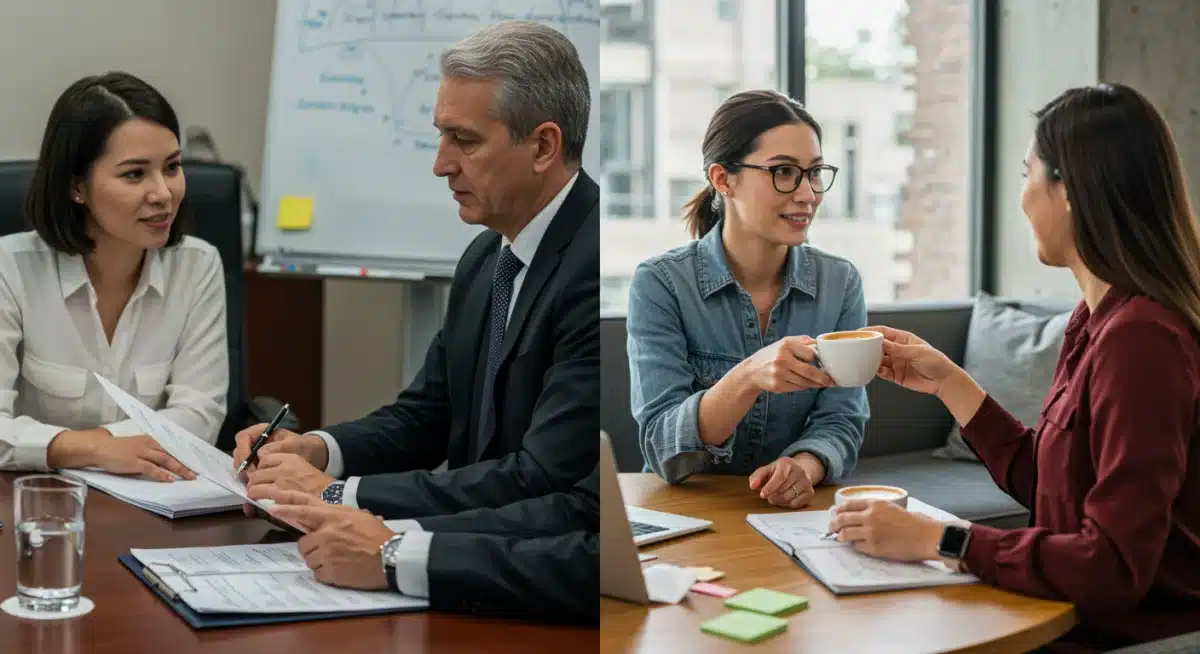 Formal vs informal mentorship styles for professional women