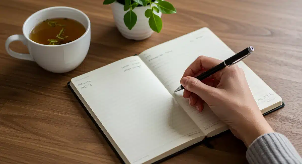 Journaling for emotional processing and stress relief
