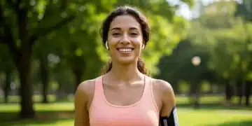 Woman engaging in outdoor activity, embodying robust immunity for 2025