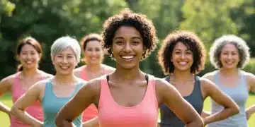 Diverse women exercising outdoors, symbolizing proactive heart health in 2025.