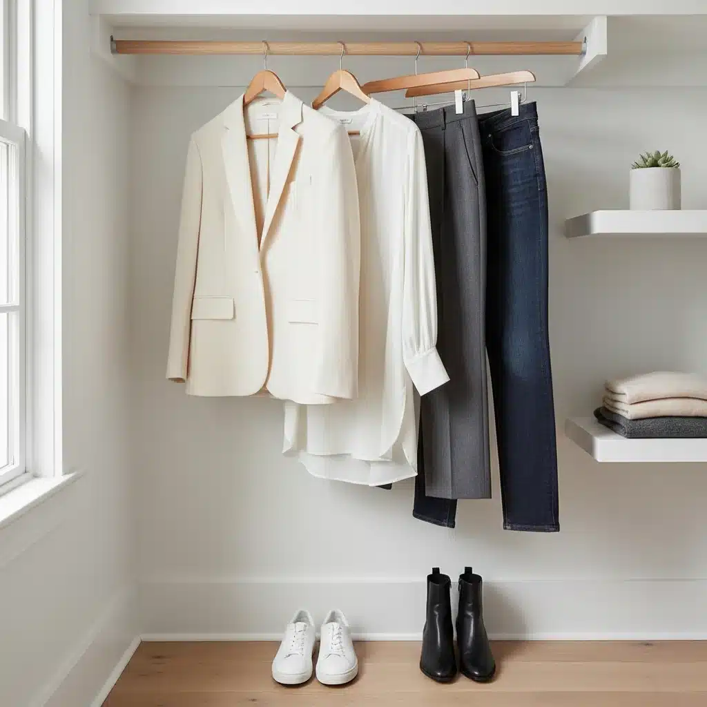 Capsule wardrobe with timeless, high-quality garments