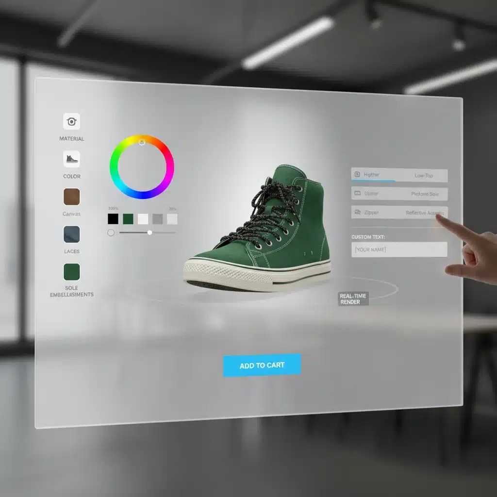 Digital customization platform for bespoke footwear design