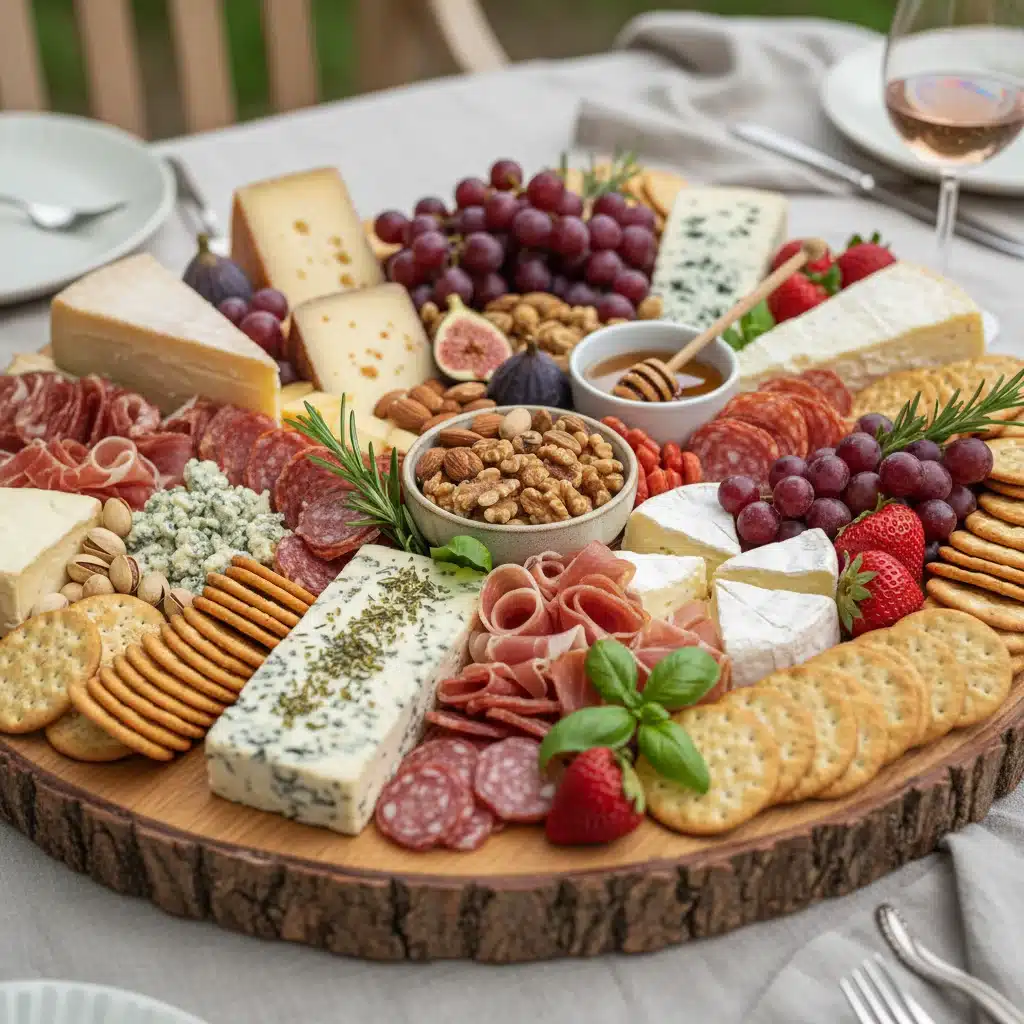 Delicious and easy charcuterie board for effortless summer entertaining.