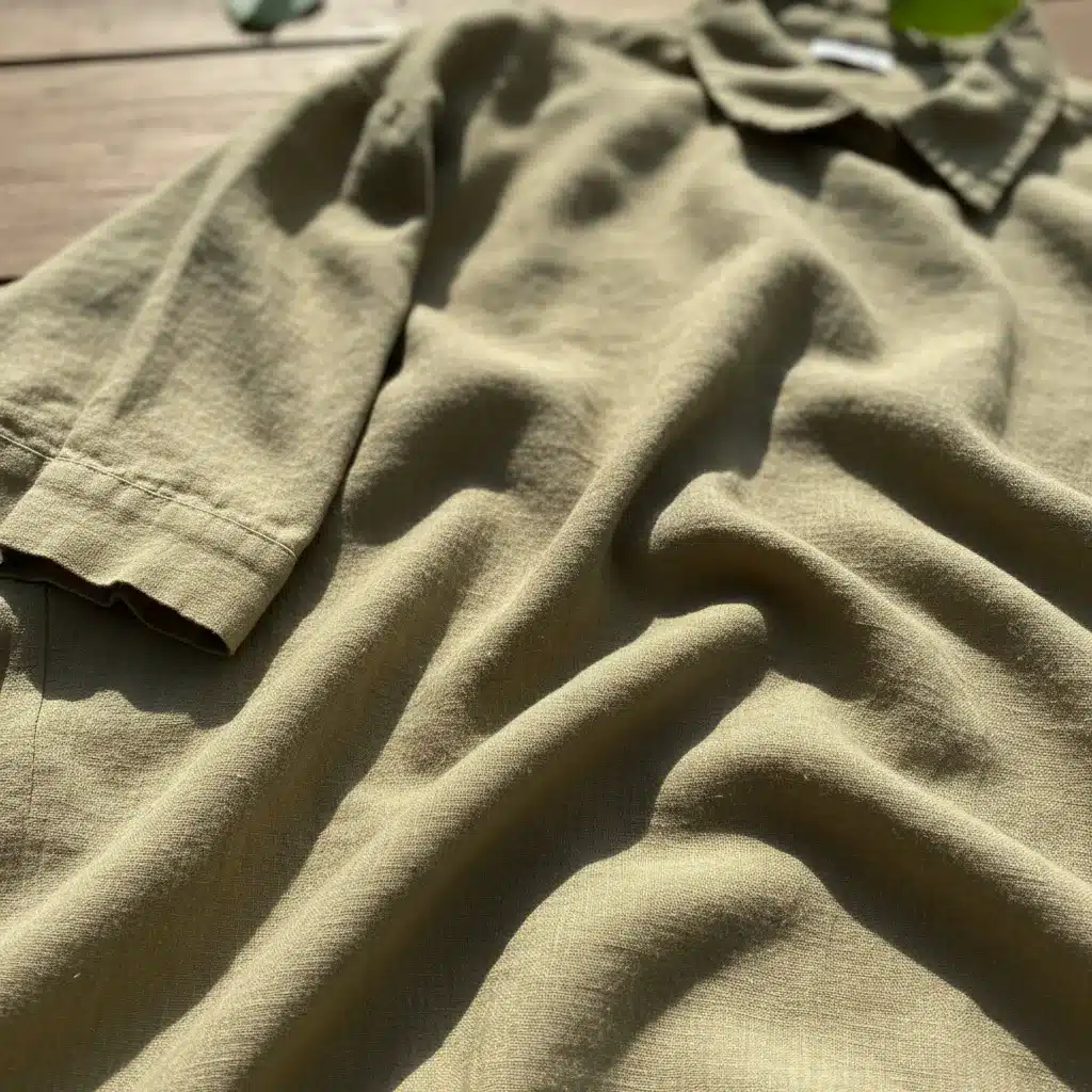 Sustainable and breathable fabric detail from 2026 spring collection